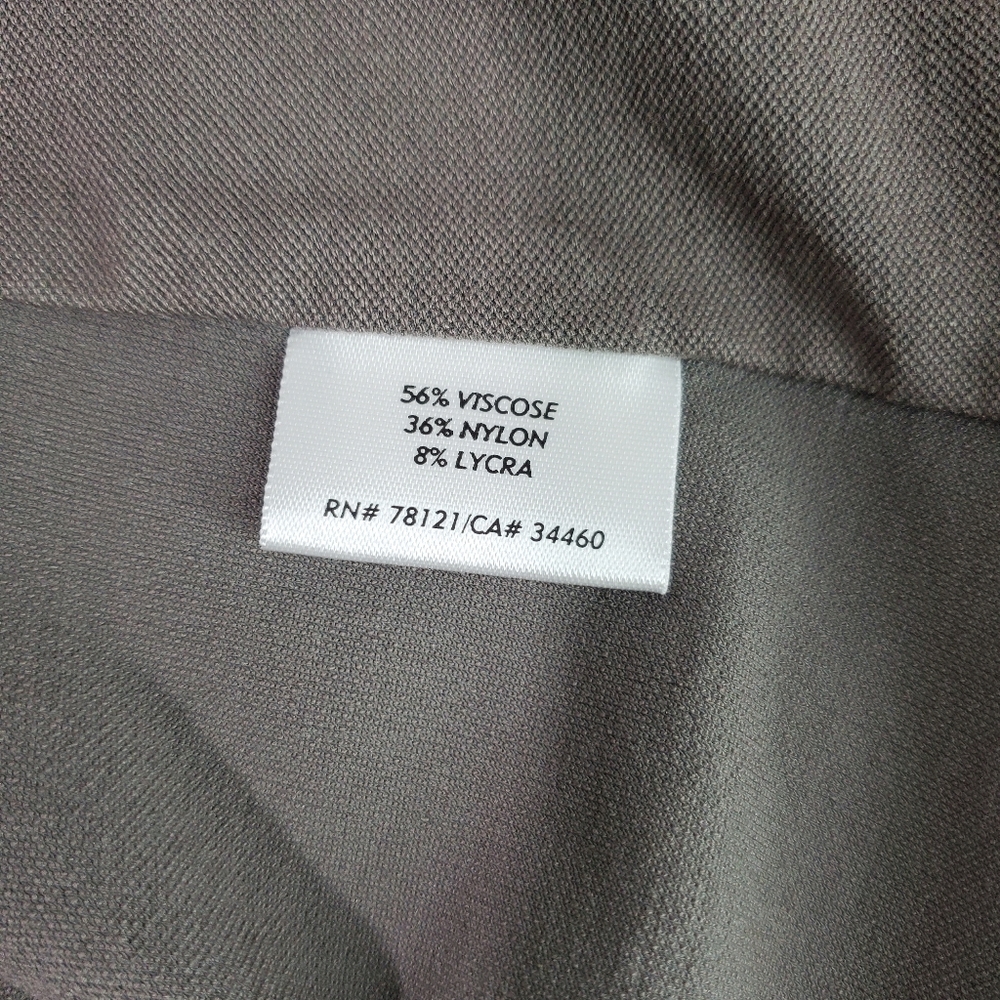 Eileen Fisher Cardigan Gray Women's Size Large Open Front Topper Jacket Stretchy - Picture 10 of 12